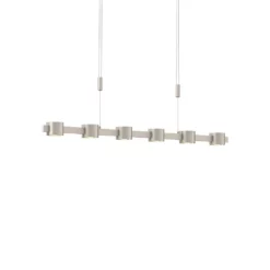 Lucande Lámparas Niro Lámpara Colgante Matt Nickel - Lucande