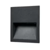 Lucande Lámparas Loya Square Empotrable Exterior IP54 Dark Grey - Lucande