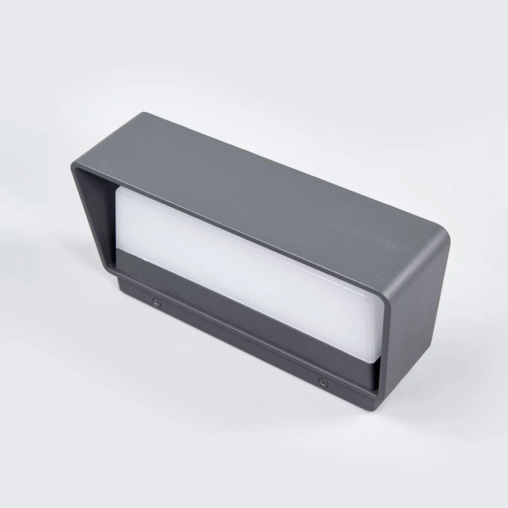 Lucande Lámparas Logan Udendørs Aplique De Pared Antracite/White - Lucande - Imagen 4