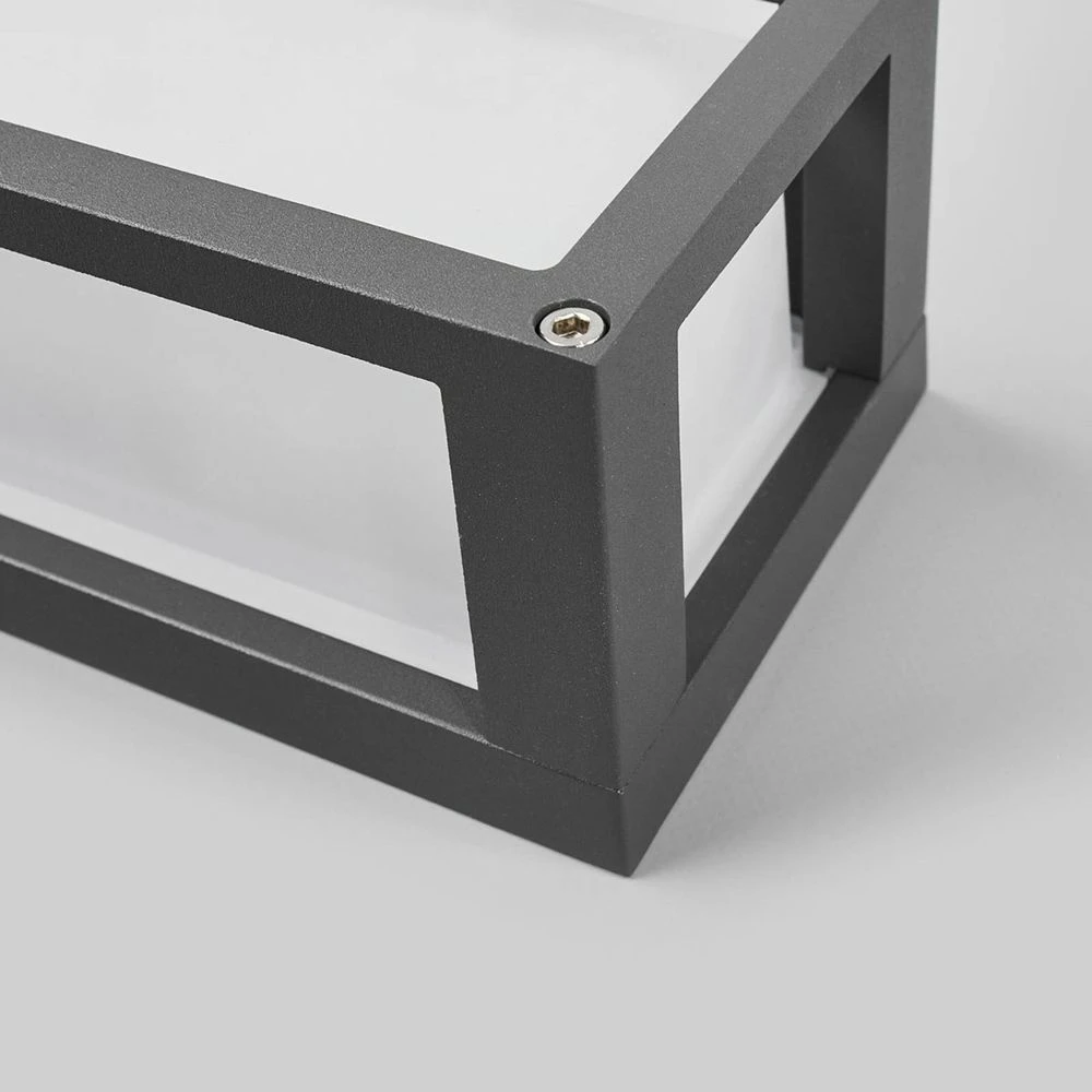 Lucande Lámparas Aurelien Long Aplique Exterior IP54 Dark Grey - Lucande - Imagen 4