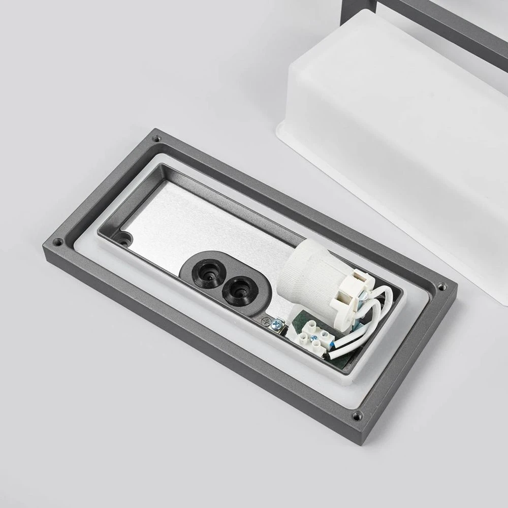 Lucande Lámparas Aurelien Long Aplique Exterior IP54 Dark Grey - Lucande - Imagen 6