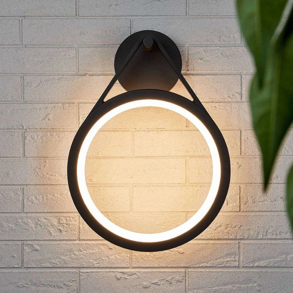 Lucande Lámparas Mirco Aplique Pared Exterior Graphite/White - Lucande - Imagen 3