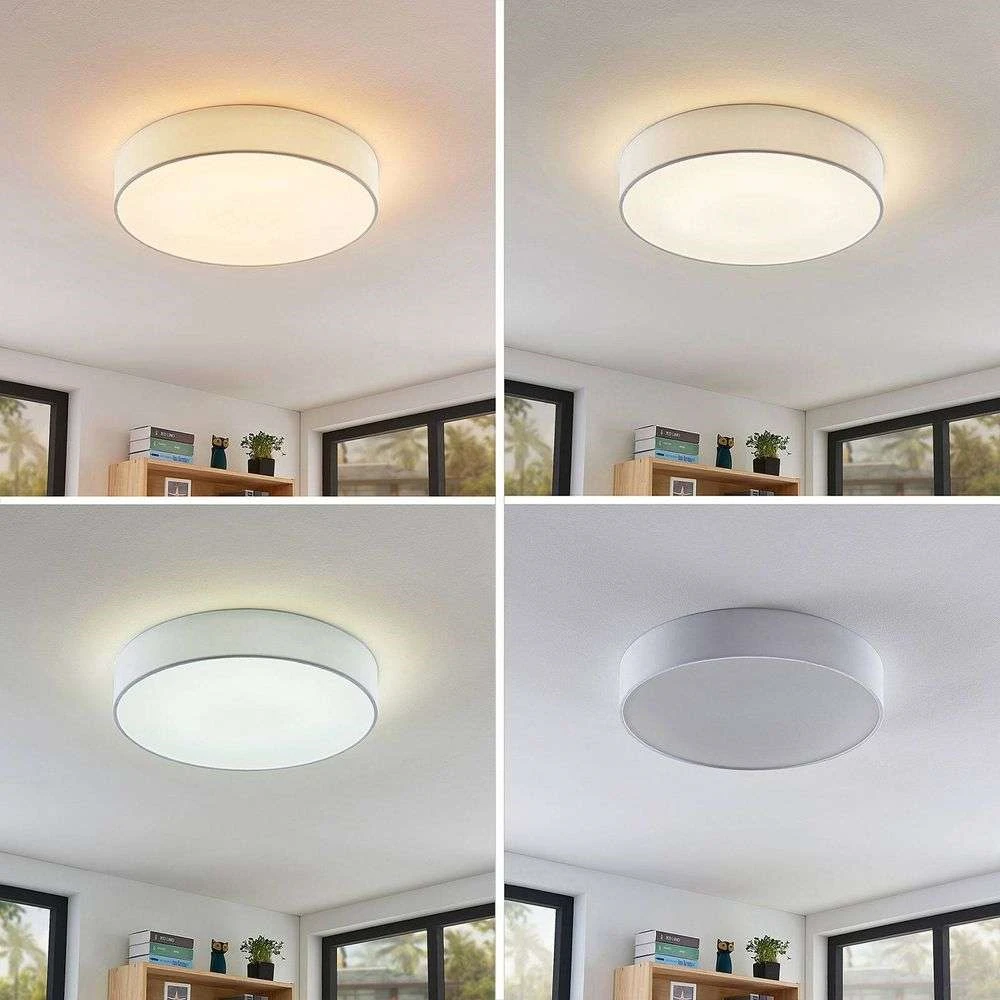 Lucande Lámparas Ajai Smart Home Lámpara De Techo White - Lucande - Imagen 4