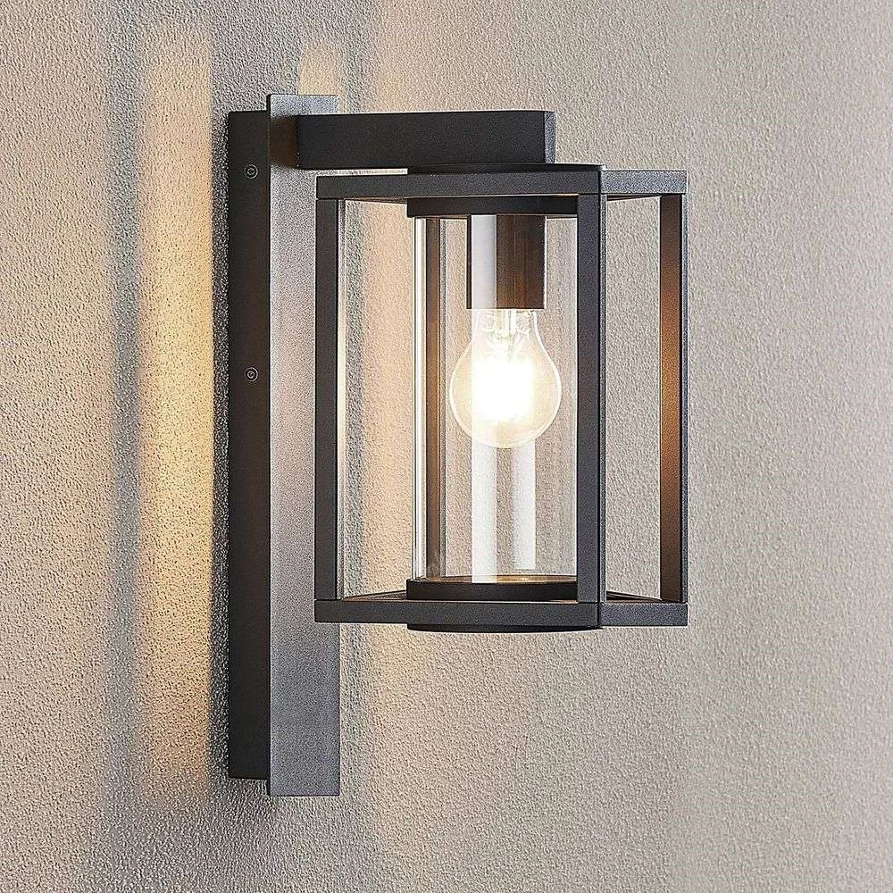 Lucande Lámparas Ferda Down Aplique Exterior IP44 Graphite - Lucande - Imagen 3