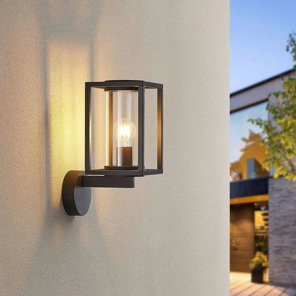 Lucande Lámparas Ferda Up Aplique Exterior IP44 Graphite - Lucande - Imagen 4