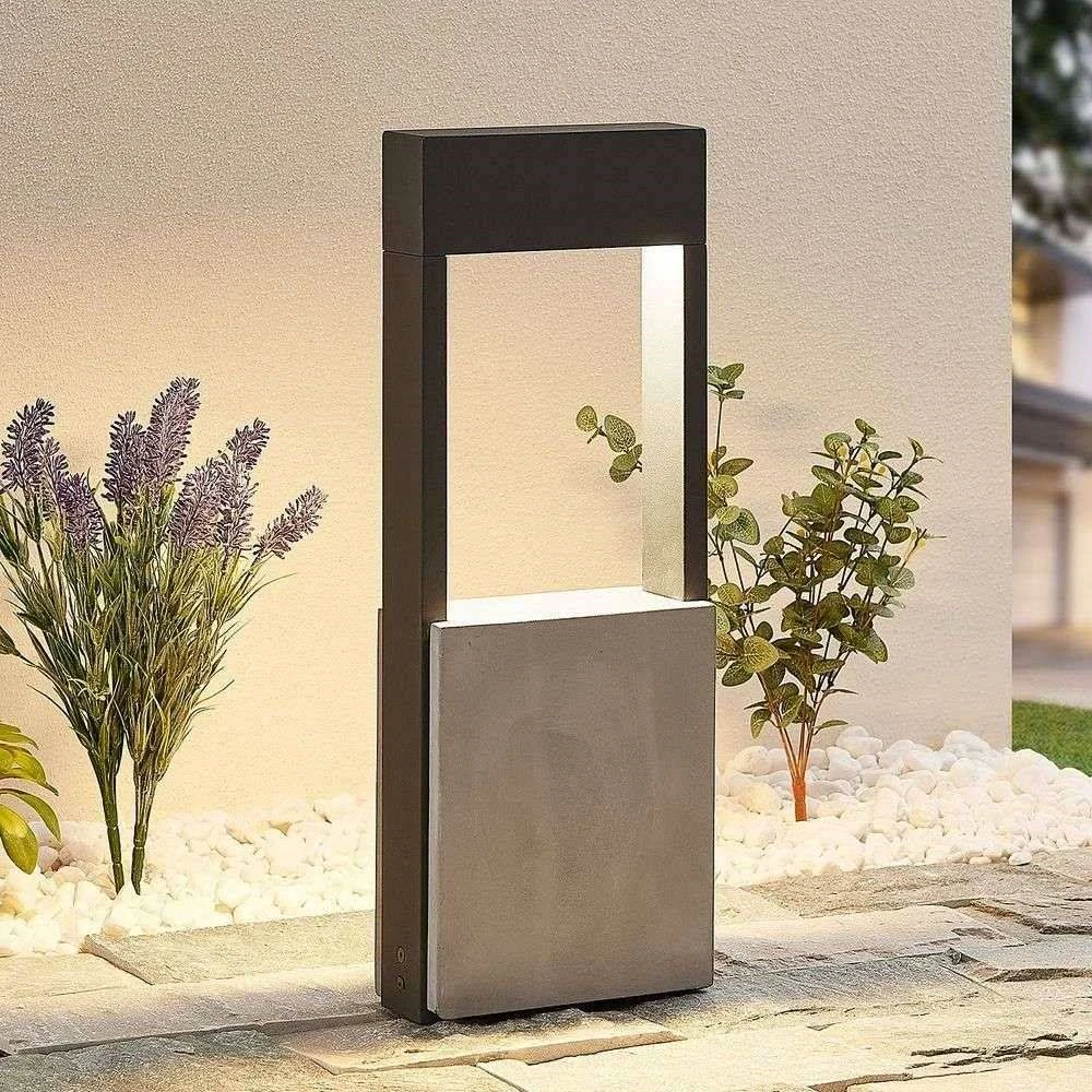 Lucande Lámparas Tekiro Lámpara Exterior/Jardín H45 Grey - Lucande - Imagen 2