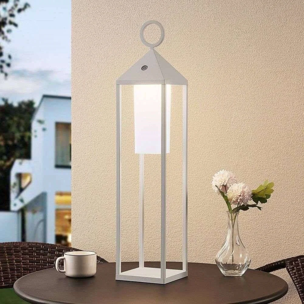 Lucande Lámparas Miluma LED Portable Lámpara Exteriores H64 White - Lucande - Imagen 3