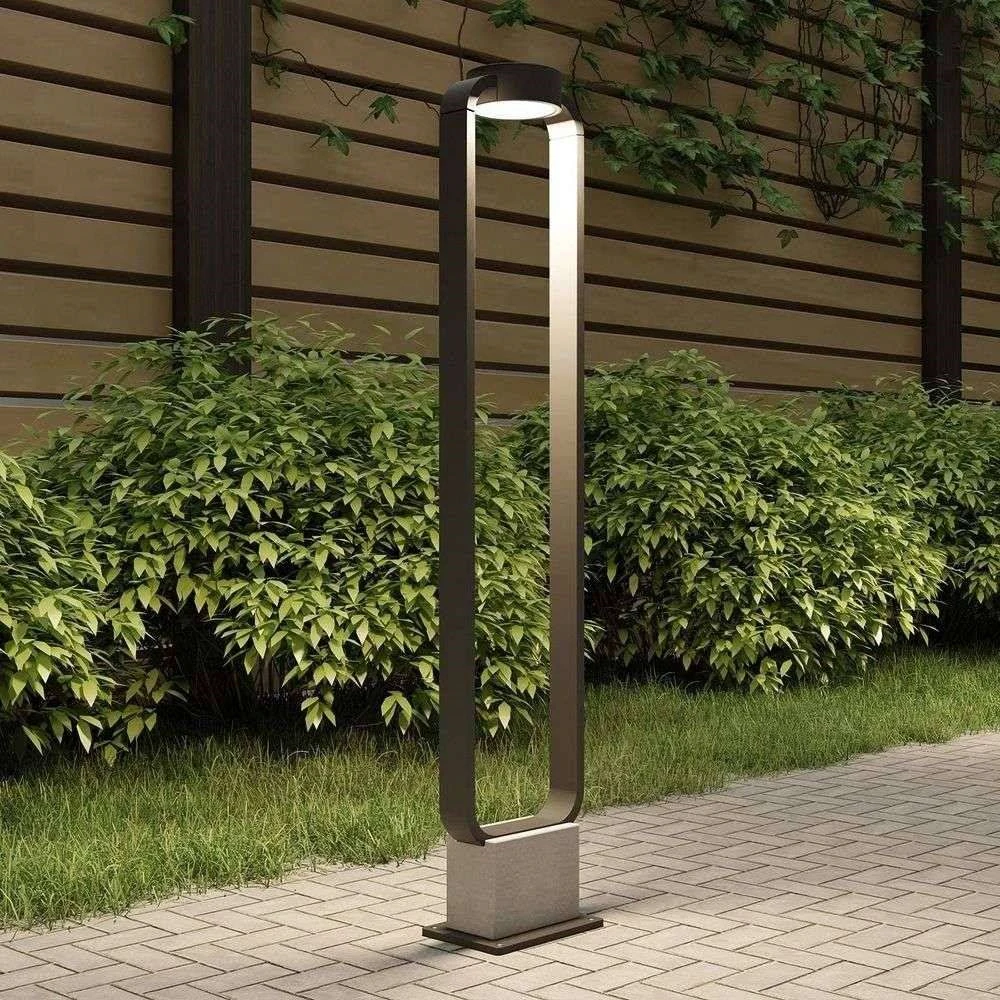 Lucande Lámparas Belna Lámpara Exterior/Jardín H100 Grey/Graphite - Lucande - Imagen 2