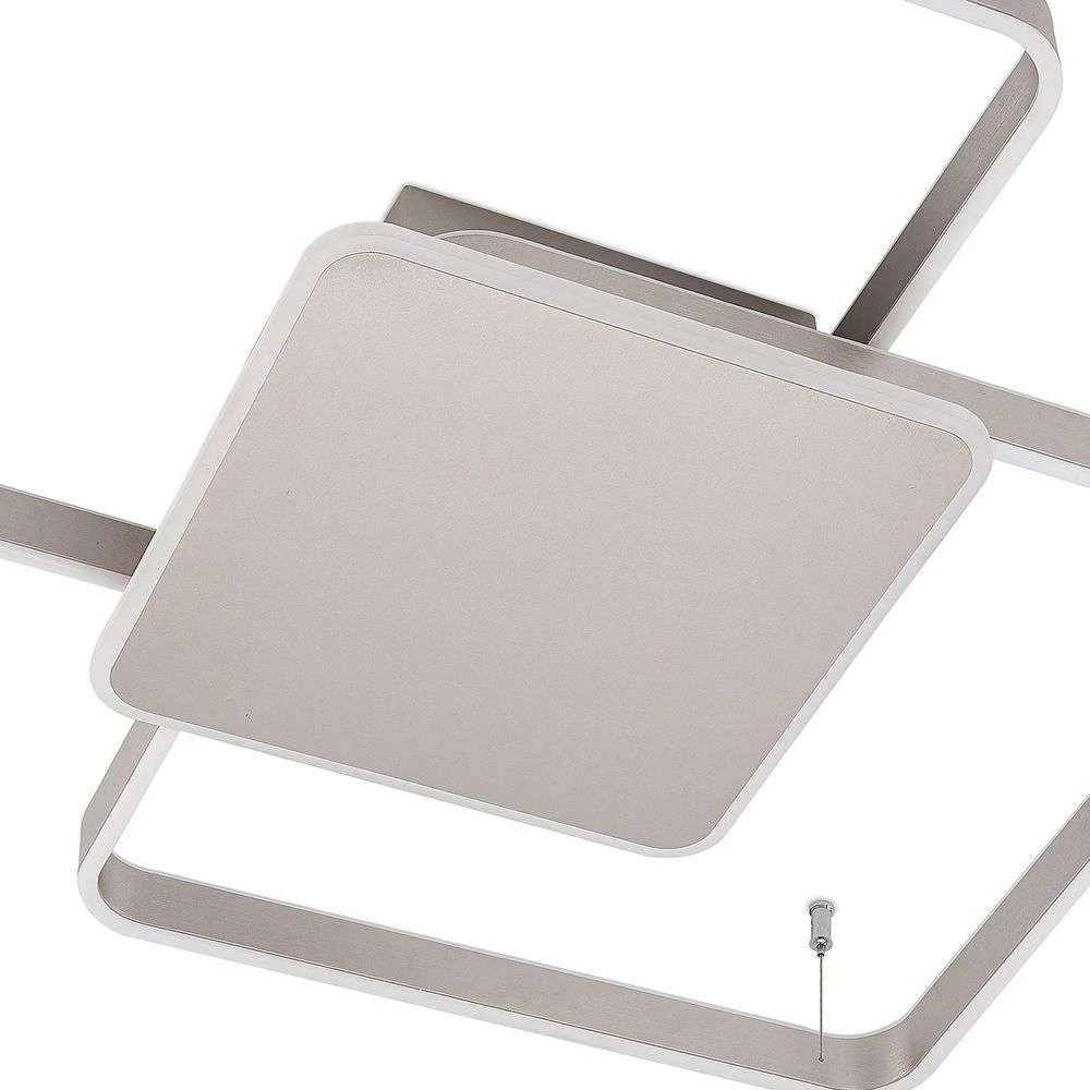 Lucande Lámparas Kadira 70 Lámpara De Techo Nickel - Lucande - Imagen 6