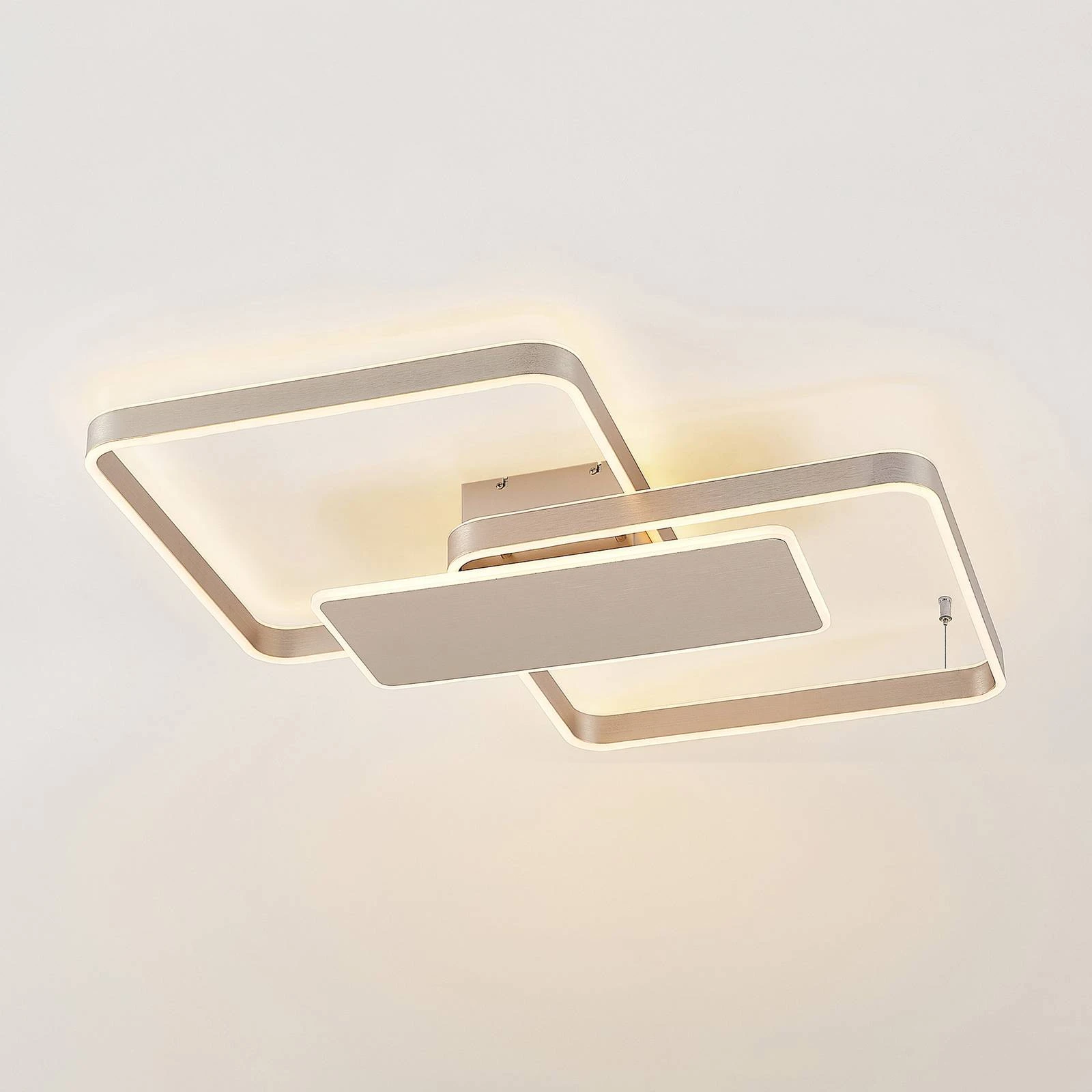 Lucande Lámparas Kadira 80 Lámpara De Techo Nickel - Lucande - Imagen 2