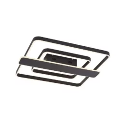 Lucande Lámparas Linetti Square 70 Lámpara De Techo Black - Lucande