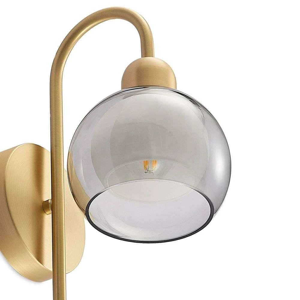 Lucande Lámparas Mylah Aplique De Pared Brass - Lucande - Imagen 4