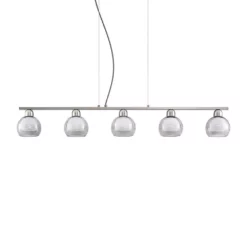 Lucande Lámparas Kaiya 5 Lámpara Colgante Nickel - Lucande