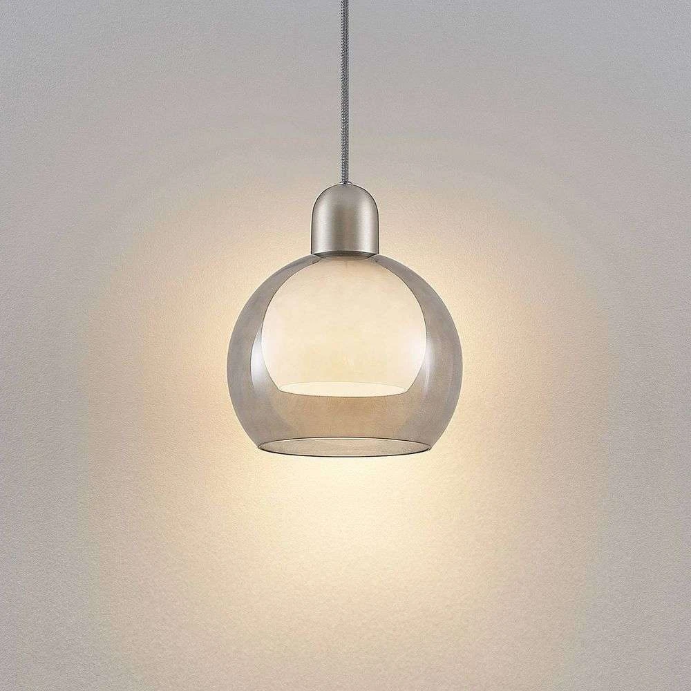 Lucande Lámparas Kaiya Lámpara Colgante Nickel - Lucande - Imagen 5