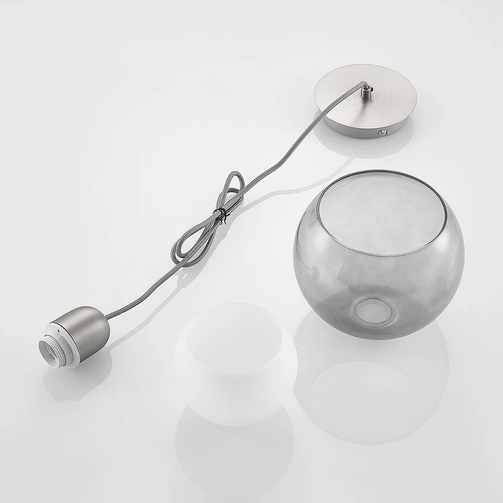 Lucande Lámparas Kaiya Lámpara Colgante Nickel - Lucande - Imagen 6