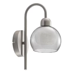 Lucande Lámparas Kaiya Aplique De Pared Nickel - Lucande